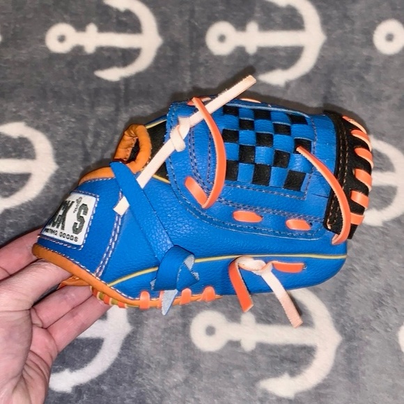 Dicks Sporting Goods blue orange tee ball baseball softball mit - Picture 1 of 6